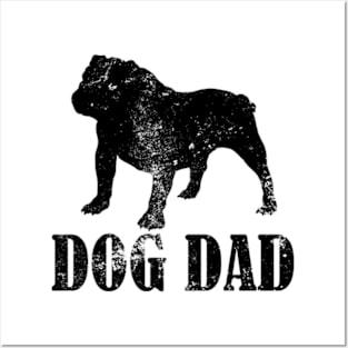 Bulldog Dog Dad Posters and Art